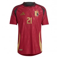 Belgien Timothy Castagne #21 Heimtrikot EM 2024 Kurzarm